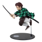 Preview: Zum Anime/Manga "Demon Slayer: Kimetsu no Yaiba" kommt diese detailreiche Statue aus PVC. Sie ist ca. 30 cm groß und wird mit weiterem Zubehör und Base in einer Fensterbox geliefert.